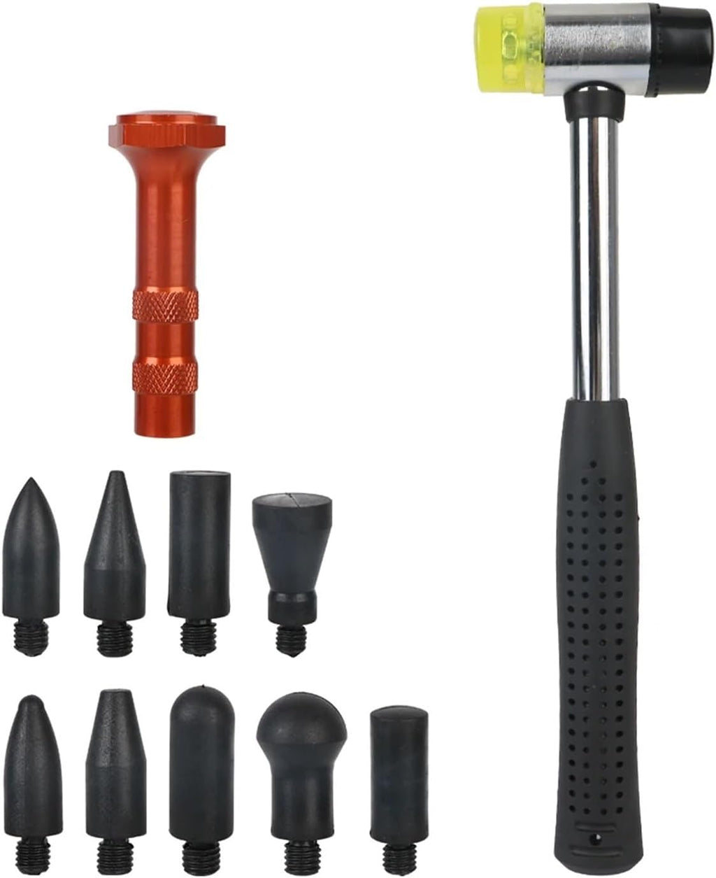 Car Dent Hammer Repair Dings Removal Tools Hail Bulge Remover Tap down Pen Auto Sheet Metal Set Automotive Accessories