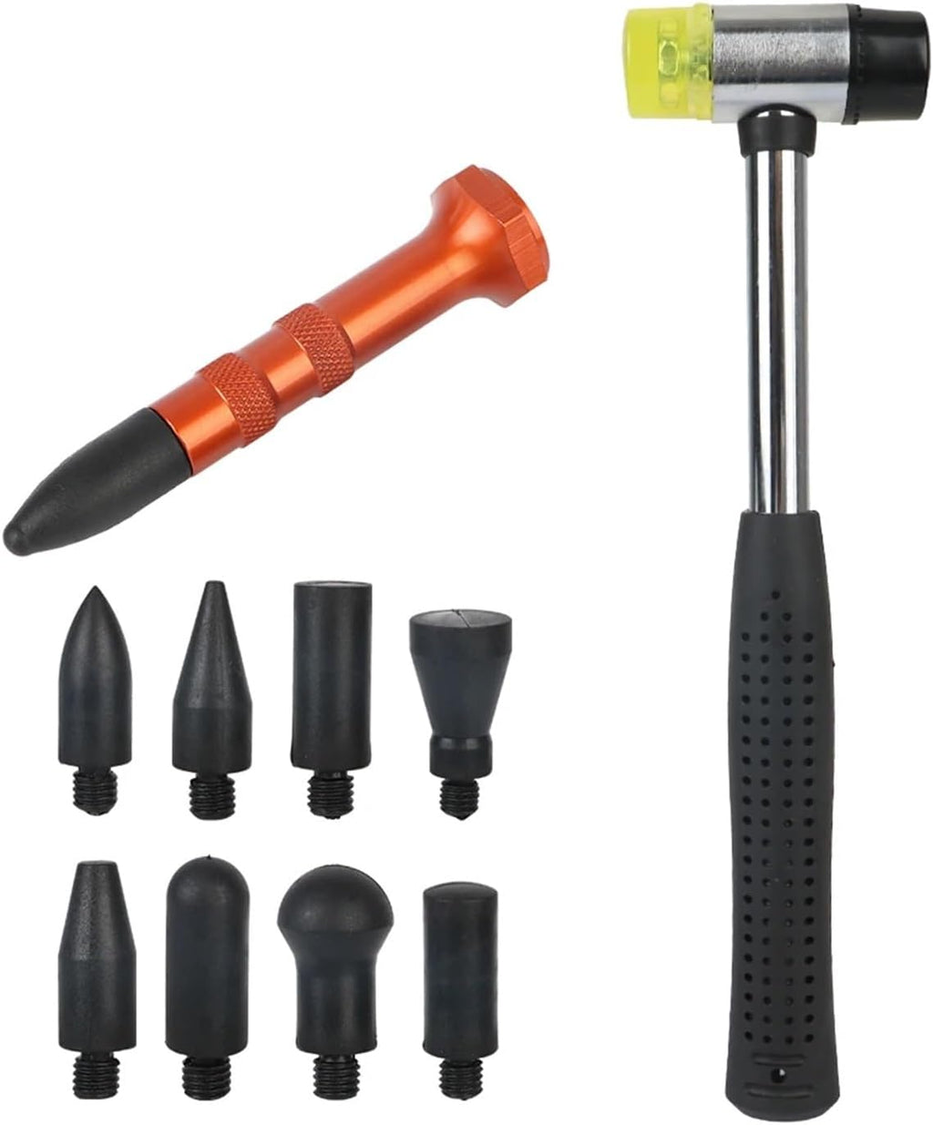 Car Dent Hammer Repair Dings Removal Tools Hail Bulge Remover Tap down Pen Auto Sheet Metal Set Automotive Accessories