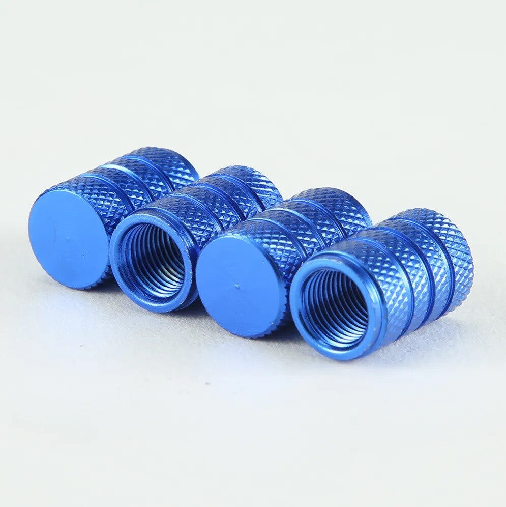 4Pcs Tire Valve Stems Cap Wheel Stem Air Valve Cap Universal Car Bike UK Seller