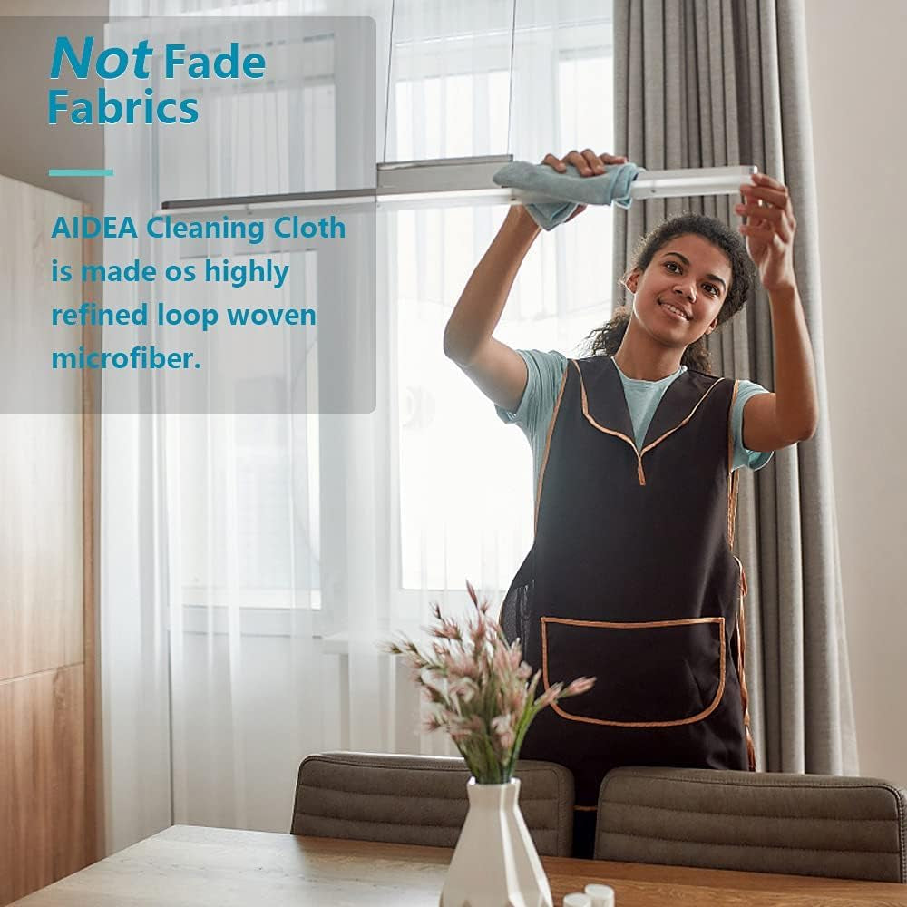 Microfibre Cleaning Cloth Lint Free Washable Pack of 24 30X30Cm